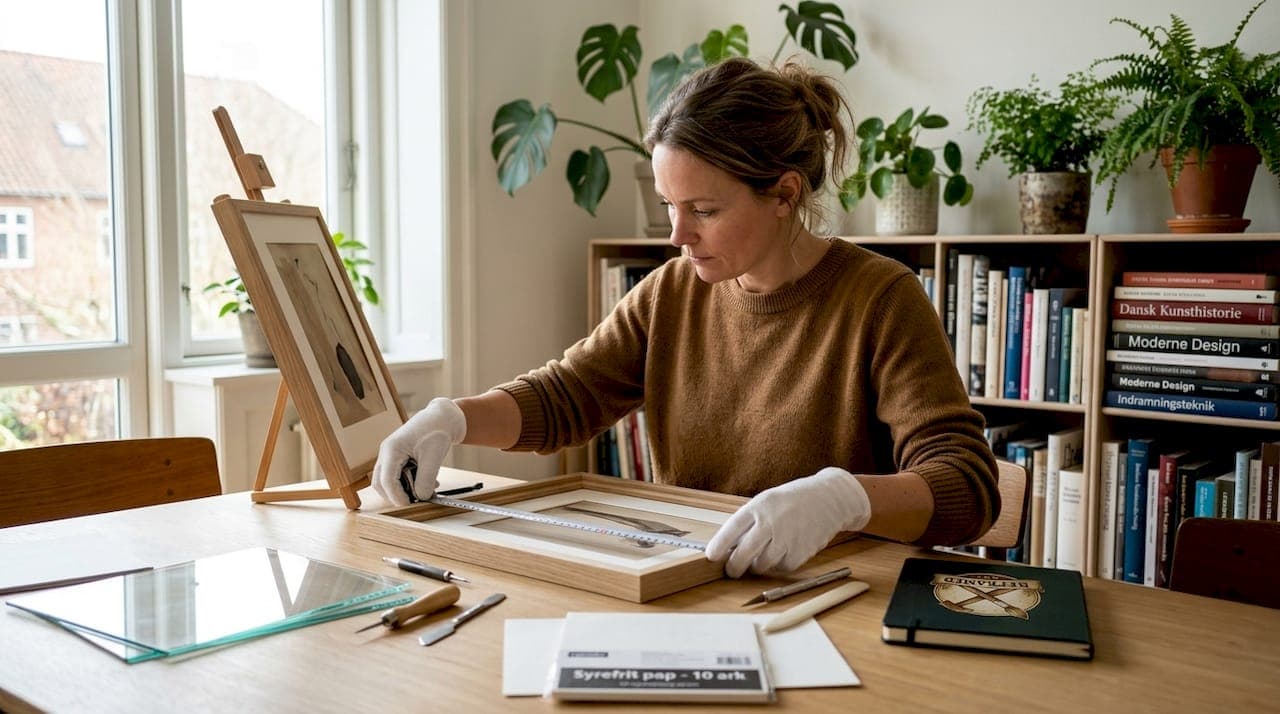 Sådan indrammer du kunst: guide til æstetik og bæredygtighed